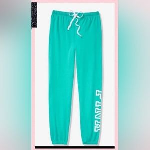 Victoria's Secret PINK Classic Joggers, Size S, Teal